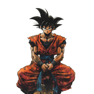 Goku Watercolor Illustration Vinyl Car Decal Sticker – Waterproof & UV-Resistant 8" Goku Watercolor Illustration Vinyl Car Decal Sticker – Waterproof & UV-Resistant 8"