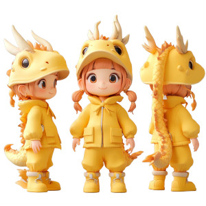 Dragon Hat Girl Vinyl Car Decal Sticker – Waterproof & UV-Resistant 8"