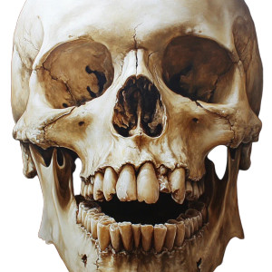 Hyper Real Skull Vinyl Car Decal Sticker – Waterproof & UV-Resistant 8" Hyper Real Skull Vinyl Car Decal Sticker – Waterproof & UV-Resistant 8"
