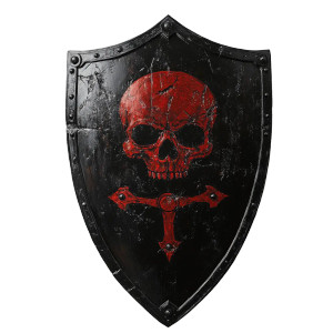 Magical Black Shield Vinyl Car Decal Sticker – Waterproof & UV-Resistant 8"