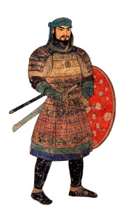 Mamluk Vs Mongolian Soldier Vinyl Car Decal Sticker – Waterproof & UV-Resistant 8"