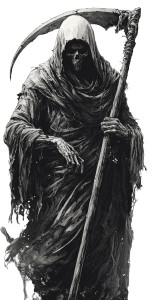 Grim Reaper V26 Vinyl Car Decal Sticker – Waterproof & UV-Resistant 8"