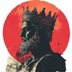 King Croesus Poster Vinyl Car Decal Sticker – Waterproof & UV-Resistant 8"