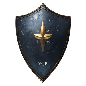 Vgp Shield Emblem Vinyl Car Decal Sticker – Waterproof & UV-Resistant 8"