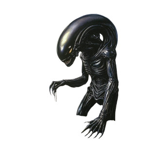 Alien Hyper Realism Vinyl Car Decal Sticker – Waterproof & UV-Resistant 8"