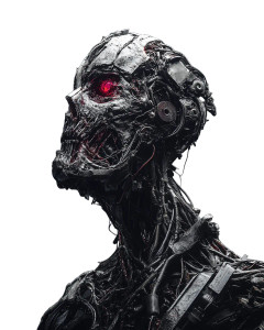 Biomechanical Abomination V2 Vinyl Car Decal Sticker – Waterproof & UV-Resistant 8"