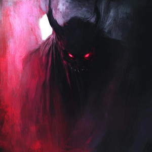 Demon In Shadows Vinyl Car Decal Sticker – Waterproof & UV-Resistant 8"