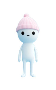 Cute Cartoon Character V5 Vinyl Car Decal Sticker – Waterproof & UV-Resistant 8"