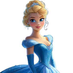 Cinderella Vinyl Car Decal Sticker – Waterproof & UV-Resistant 8" Cinderella Vinyl Car Decal Sticker – Waterproof & UV-Resistant 8"