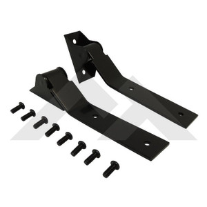 Fits 1987-1995 Jeep Wrangler YJ Crown Automotive Tailgate Hinge RT26035 RT Offroad; Powder Coated; Black; Stainless Steel; Set Of 2; With Hardware Fits 1987-1995 Jeep Wrangler YJ Crown Automotive Tailgate Hinge RT26035 RT Offroad; Powder Coated; Black; Stainless Steel; Set Of 2; With Hardware