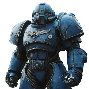 Heroic Space Marine Vinyl Car Decal Sticker – Waterproof & UV-Resistant 8"