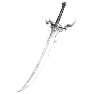 Epic Magical Sword Vinyl Car Decal Sticker – Waterproof & UV-Resistant 8" Epic Magical Sword Vinyl Car Decal Sticker – Waterproof & UV-Resistant 8"