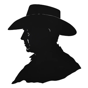 Andersen Cowboy Silhouette Vinyl Car Decal Sticker – Waterproof & UV-Resistant 8" Andersen Cowboy Silhouette Vinyl Car Decal Sticker – Waterproof & UV-Resistant 8"