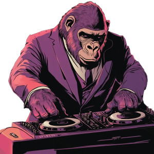 Dj Gorilla Suit Vinyl Car Decal Sticker – Waterproof & UV-Resistant 8" Dj Gorilla Suit Vinyl Car Decal Sticker – Waterproof & UV-Resistant 8"