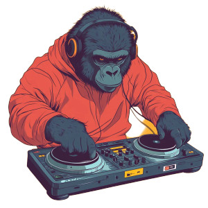 Dj Gorilla Boy Vinyl Car Decal Sticker – Waterproof & UV-Resistant 8" Dj Gorilla Boy Vinyl Car Decal Sticker – Waterproof & UV-Resistant 8"