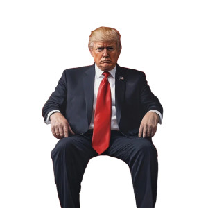 Trump'S Art Vinyl Car Decal Sticker – Waterproof & UV-Resistant 8"