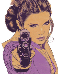 Leia Star Wars Vinyl Car Decal Sticker – Waterproof & UV-Resistant 8"