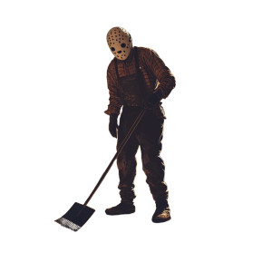Jason Sweeping Vinyl Car Decal Sticker – Waterproof & UV-Resistant 8"
