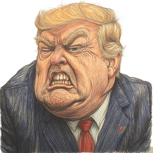 Elderly Man Sketch Vinyl Car Decal Sticker – Waterproof & UV-Resistant 8"