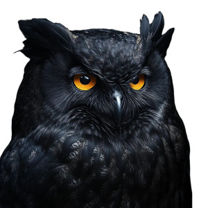 Ancient Nordic Owl Vinyl Car Decal Sticker – Waterproof & UV-Resistant 8"