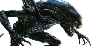 Alien Xenomorph Climbing Vinyl Car Decal Sticker – Waterproof & UV-Resistant 8"