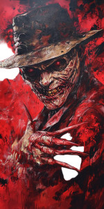 Freddy Krueger Vinyl Car Decal Sticker – Waterproof & UV-Resistant 8"