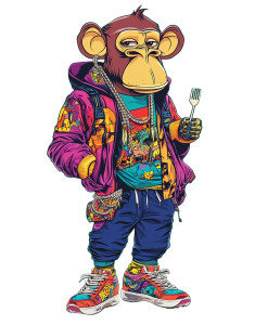Hip-Hop Monkey V2 Vinyl Car Decal Sticker – Waterproof & UV-Resistant 8" Hip-Hop Monkey V2 Vinyl Car Decal Sticker – Waterproof & UV-Resistant 8"