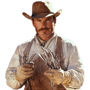 Lonesome Dove Scene Vinyl Car Decal Sticker – Waterproof & UV-Resistant 8"