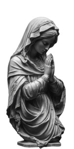 Holy Mary Statue Vinyl Car Decal Sticker – Waterproof & UV-Resistant 8"
