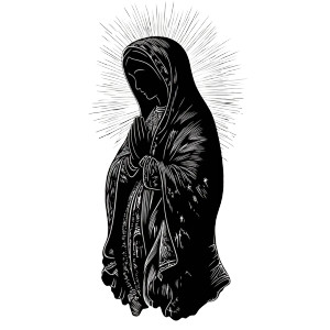 Virgen De Guadalupe V6 Vinyl Car Decal Sticker – Waterproof & UV-Resistant 8"