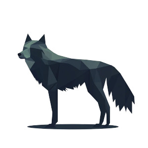 Geometric Wolf Vinyl Car Decal Sticker – Waterproof & UV-Resistant 8" Geometric Wolf Vinyl Car Decal Sticker – Waterproof & UV-Resistant 8"