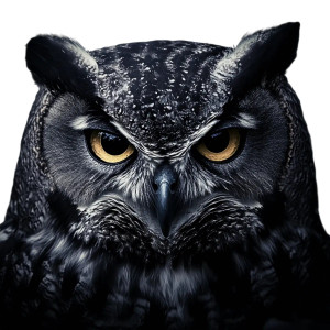 Stoic Owl Portrait Vinyl Car Decal Sticker – Waterproof & UV-Resistant 8" Stoic Owl Portrait Vinyl Car Decal Sticker – Waterproof & UV-Resistant 8"