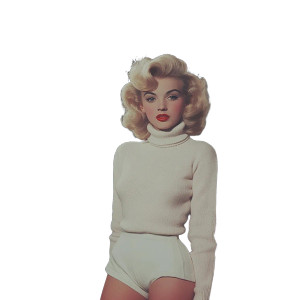 Young Marilyn Monroe V5 Vinyl Car Decal Sticker – Waterproof & UV-Resistant 8"