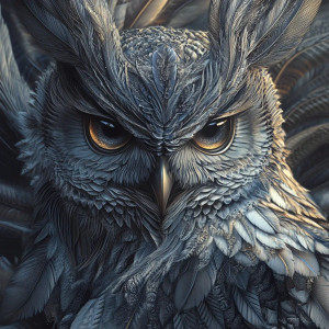 Q Version Owl Vinyl Car Decal Sticker – Waterproof & UV-Resistant 8"