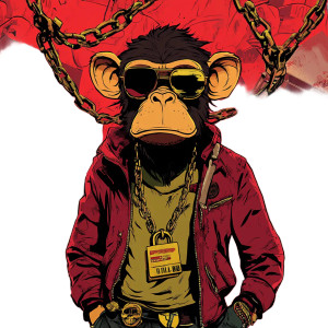 Crazy Rich Monkey Vinyl Car Decal Sticker – Waterproof & UV-Resistant 8" Crazy Rich Monkey Vinyl Car Decal Sticker – Waterproof & UV-Resistant 8"
