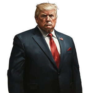 Overweight Businessman Vinyl Car Decal Sticker – Waterproof & UV-Resistant 8"