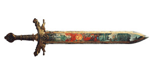 Catholic Greatsword Vinyl Car Decal Sticker – Waterproof & UV-Resistant 8"