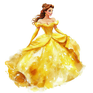 Happy Belle Pose Vinyl Car Decal Sticker – Waterproof & UV-Resistant 8"