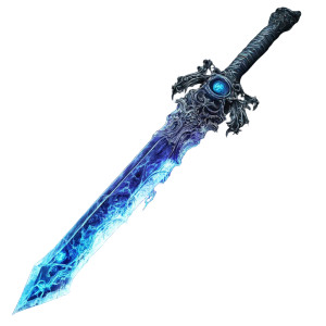 Shadow Sword V2 Vinyl Car Decal Sticker – Waterproof & UV-Resistant 8"