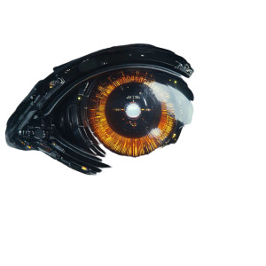 Robot Eye V2 Vinyl Car Decal Sticker – Waterproof & UV-Resistant 8"