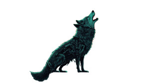 Mechanized Wolf Howling Vinyl Car Decal Sticker – Waterproof & UV-Resistant 8"