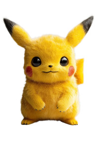 Realistic Pikachu V12 Vinyl Car Decal Sticker – Waterproof & UV-Resistant 8"