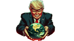 Donald Tramp Caricature Vinyl Car Decal Sticker – Waterproof & UV-Resistant 8" Donald Tramp Caricature Vinyl Car Decal Sticker – Waterproof & UV-Resistant 8"