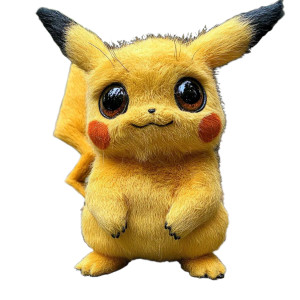 Ultra Realistic Pikachu V2 Vinyl Car Decal Sticker – Waterproof & UV-Resistant 8"