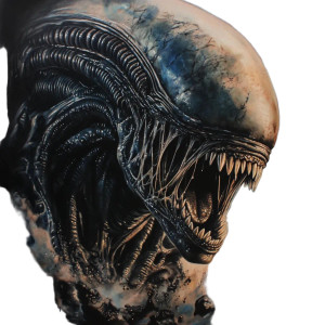 Raging Alien Vinyl Car Decal Sticker – Waterproof & UV-Resistant 8"