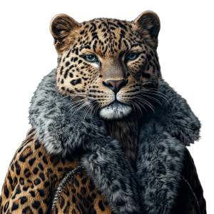 Fashionable Amur Leopard Vinyl Car Decal Sticker – Waterproof & UV-Resistant 8"