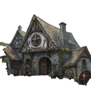 Medieval Blacksmith Shop Vinyl Car Decal Sticker – Waterproof & UV-Resistant 8"