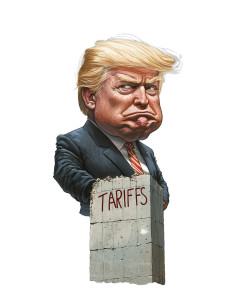 Greatest Tariff Wall Vinyl Car Decal Sticker – Waterproof & UV-Resistant 8"