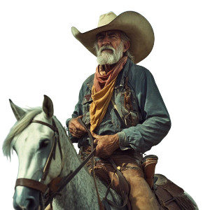 Arizona Cowboy Quixote Vinyl Car Decal Sticker – Waterproof & UV-Resistant 8"