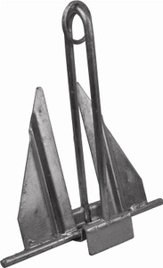 Dig into any bottom with ease | Attwood Marine Fluke Style Boat Anchor - 7 Pound Galvanized Steel Dig into any bottom with ease | Attwood Marine Fluke Style Boat Anchor - 7 Pound Galvanized Steel
